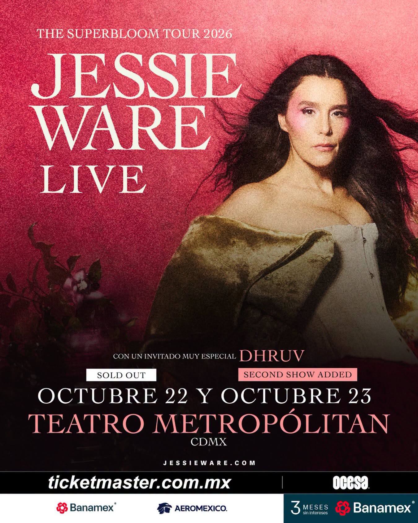 NUEVA FECHA: Jessie Ware se presentará en el Teatro Metropólitan
