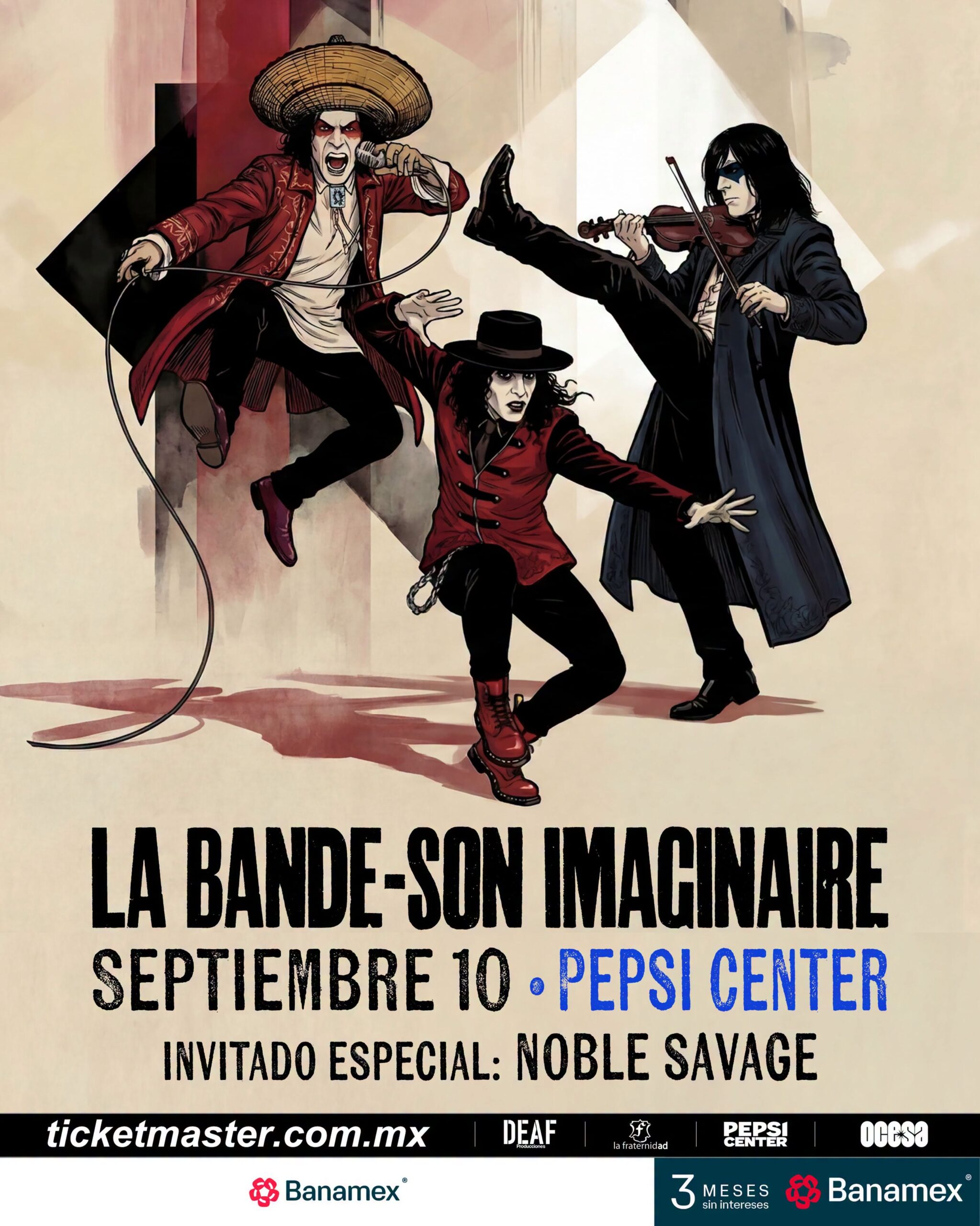 PRECIOS: La Bande-Son Imaginaire llegará al Pepsi Center