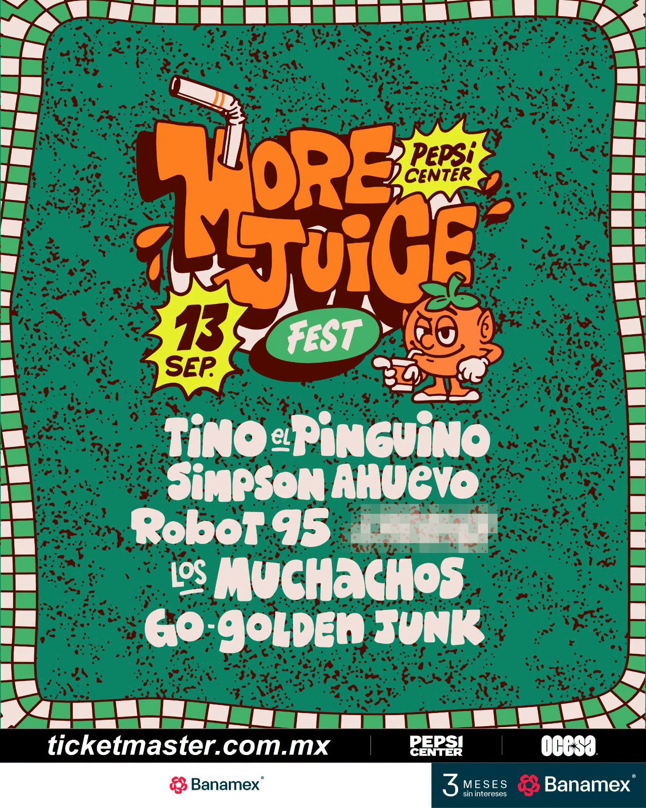 CAMBIO DE FECHA: More Juice Fest 2026 llegará al Pepsi Center