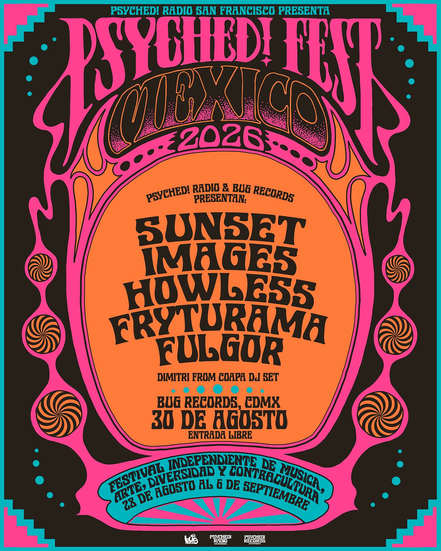 Psyched fest bug records