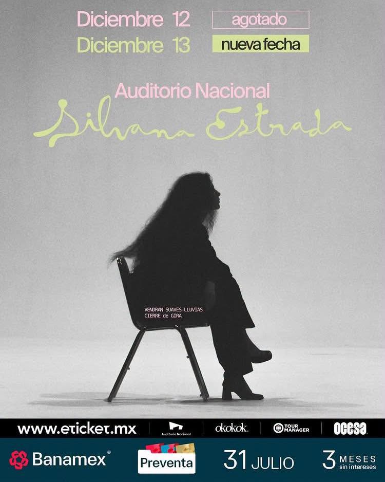 NUEVA FECHA: Silvana Estrada se presentará en el Auditorio Nacional