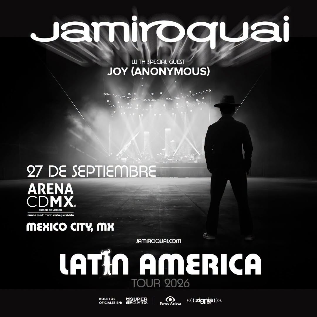 PRECIOS: Jamiroquai llegará a la Arena CDMX
