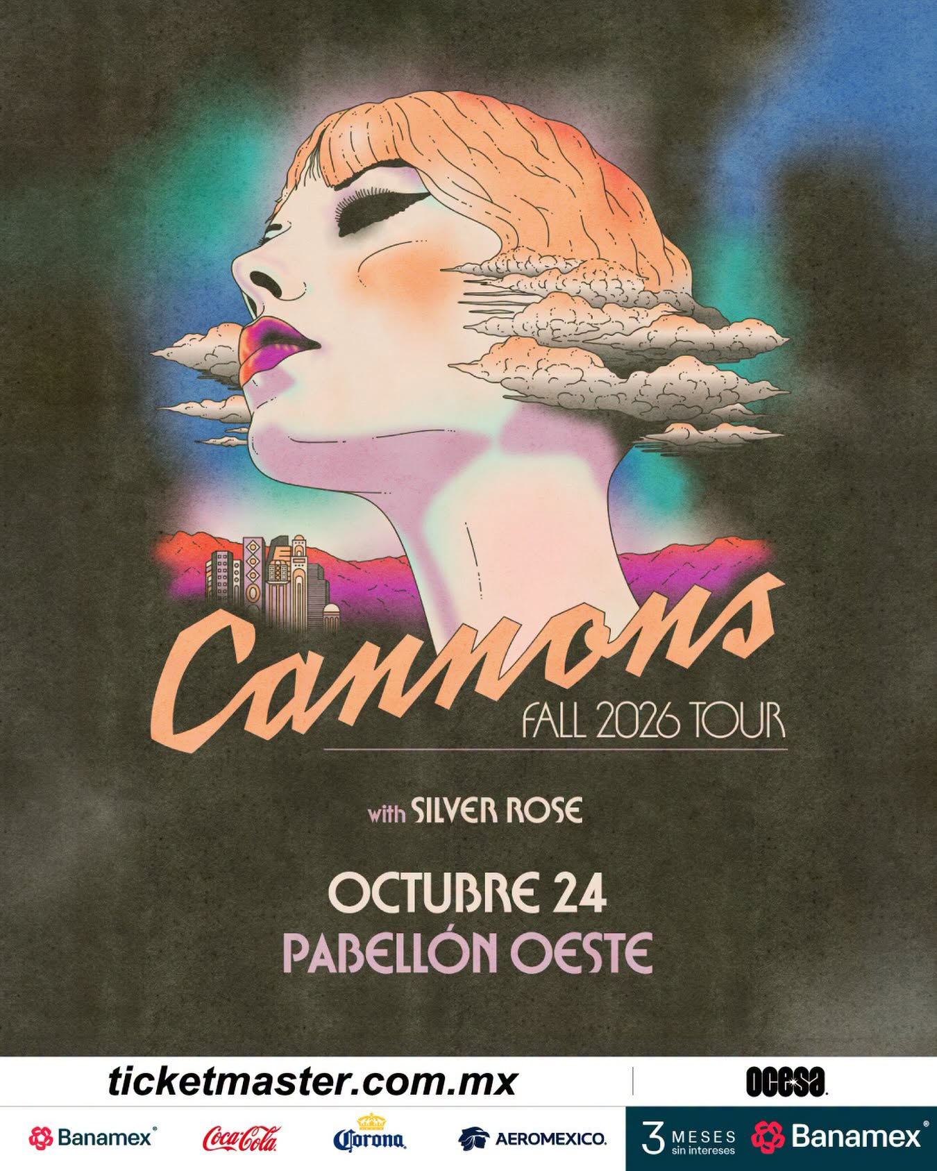 PRECIOS: Cannons dará un show en el Pabellón Oeste