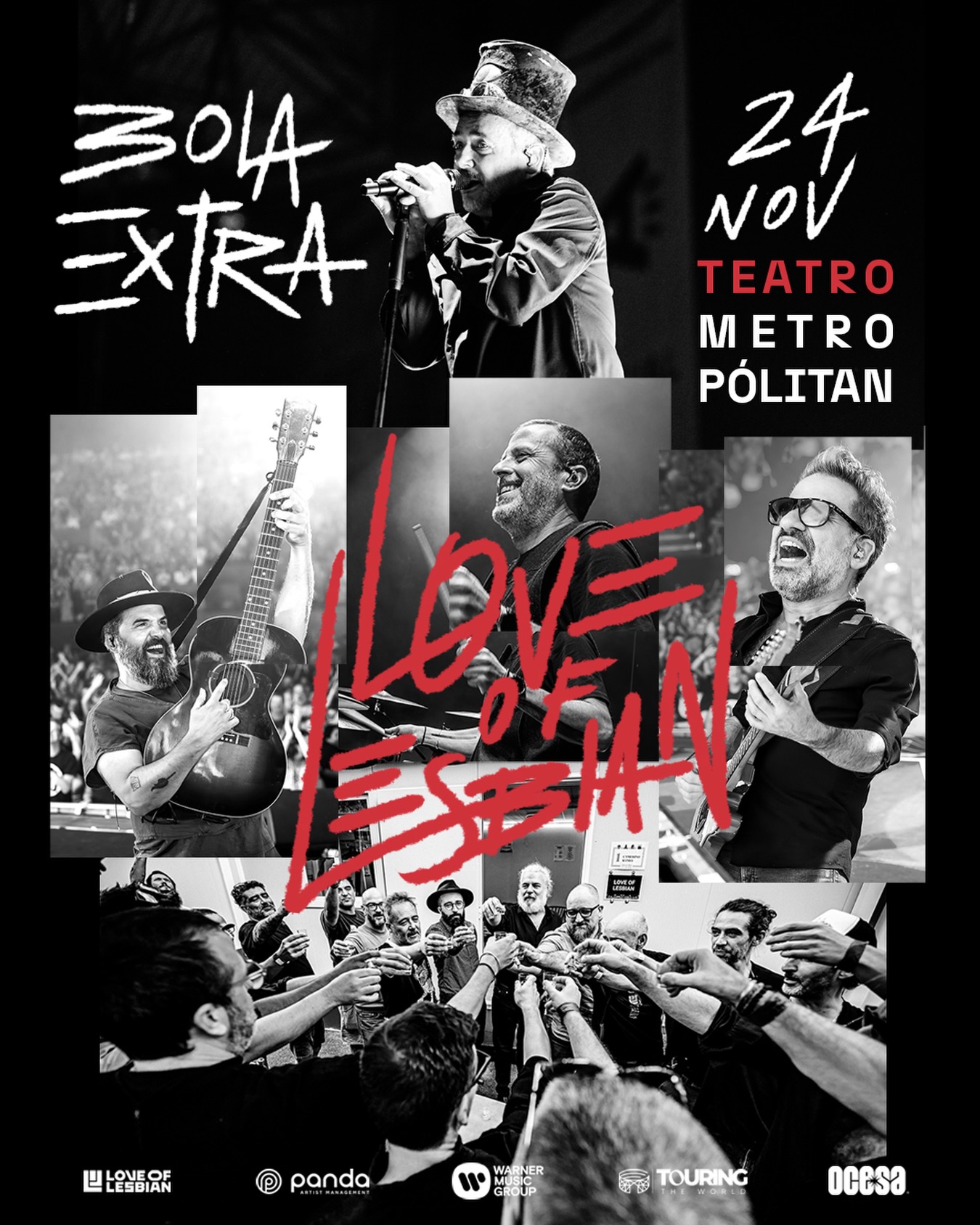 NUEVA FECHA: Love of Lesbian se presentará en el Teatro Metropólitan