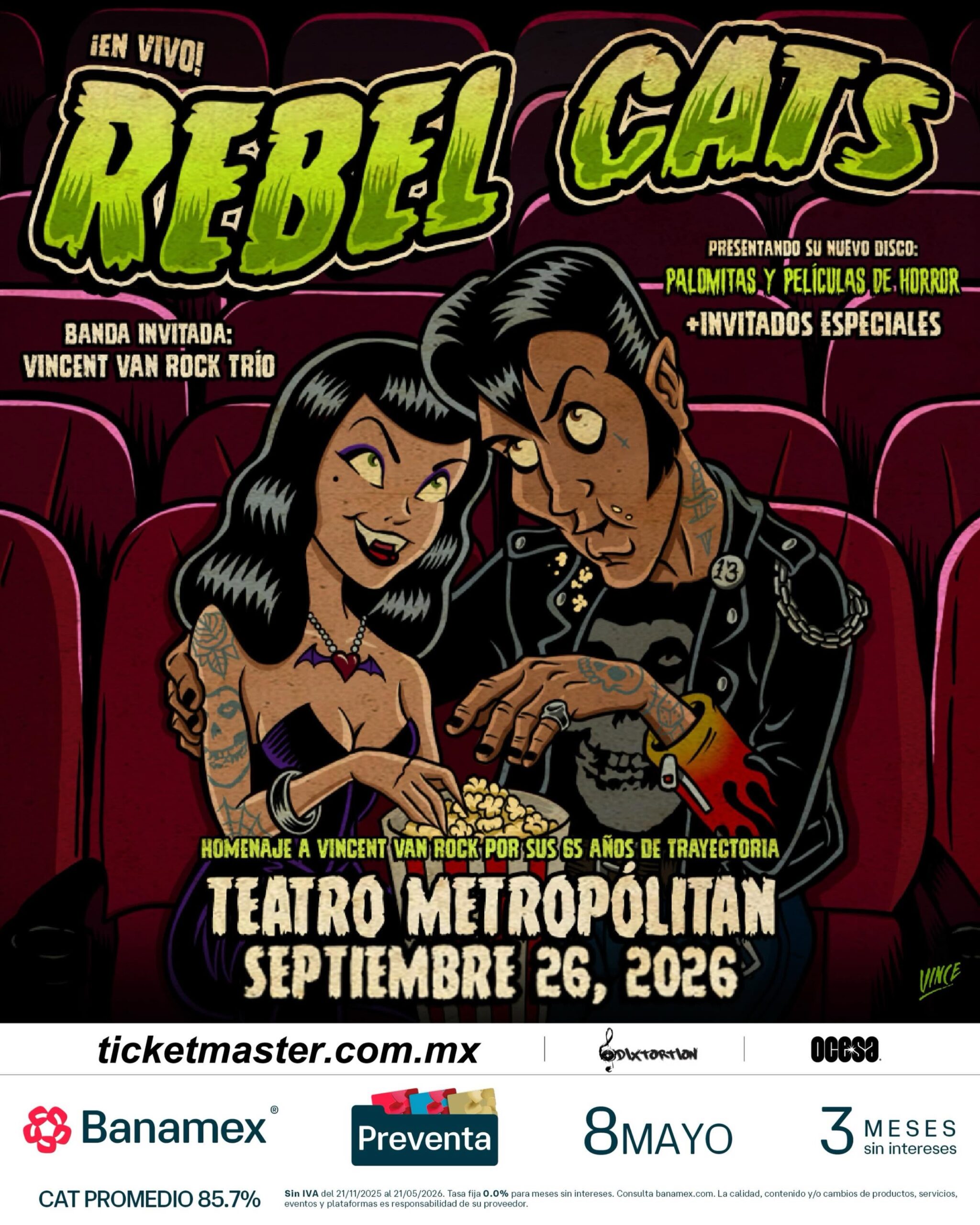 Rebel cats teatro metropolitan