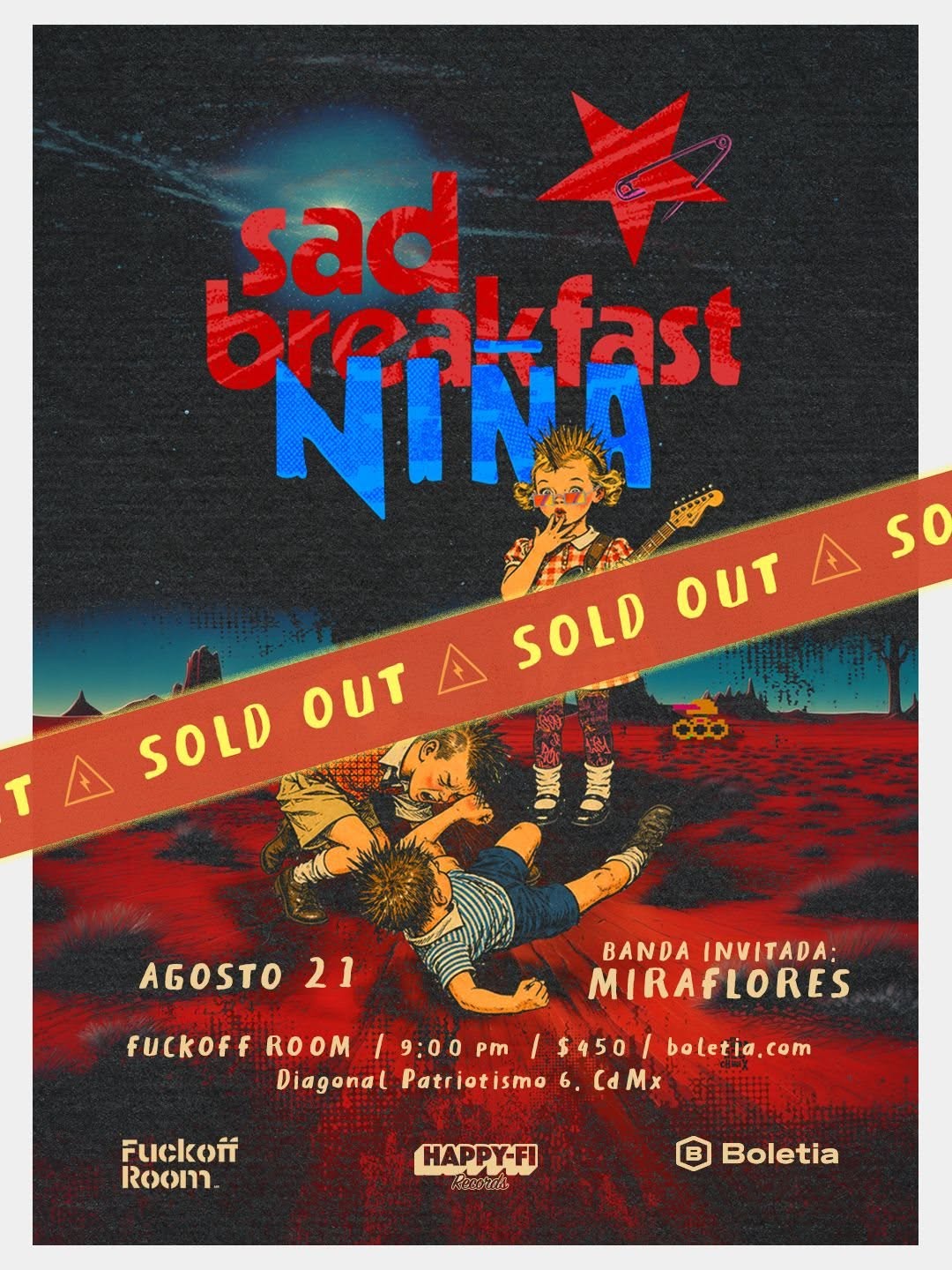Sad breakfast sold out