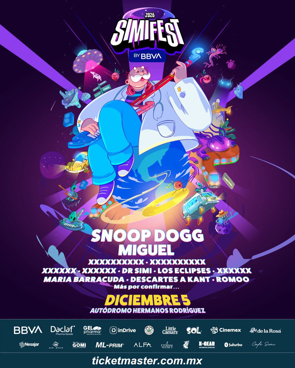 Simi Fest 2026 revela los primeros artistas confirmados
