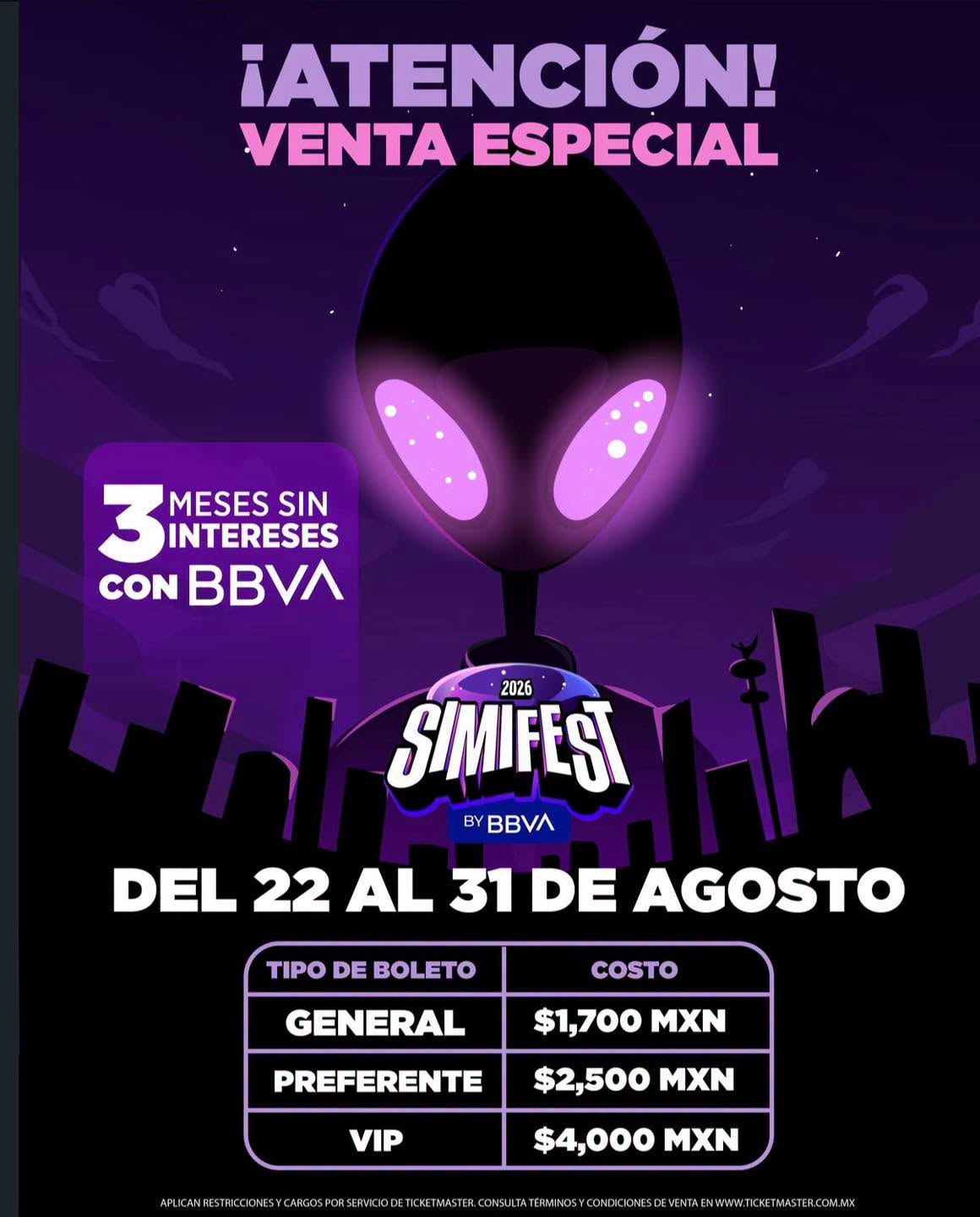 Simi fest 2026 precios 1