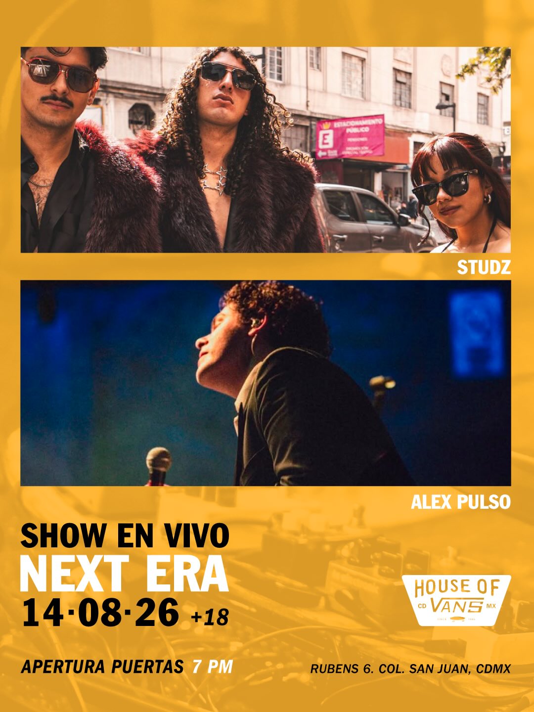 Studz + Alex Pulso llegarán a House of Vans