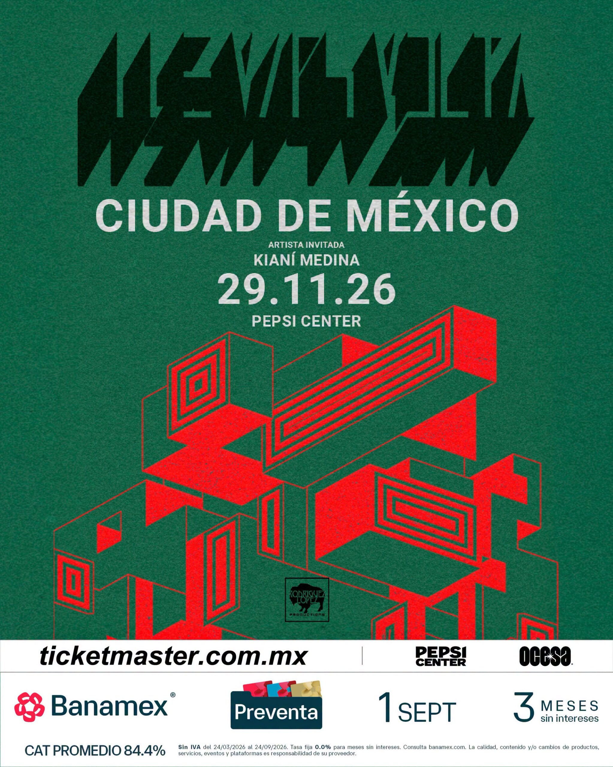 PRECIOS: The Mars Volta llegará al Pepsi Center