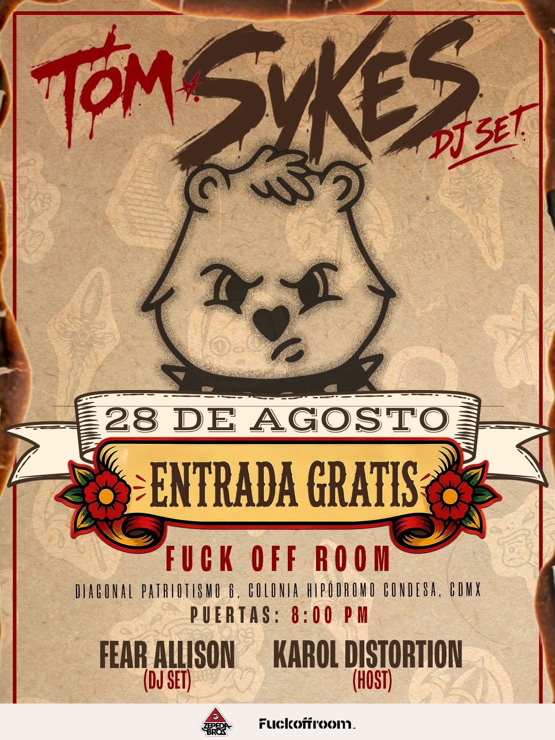 Tom sykes entrada libre