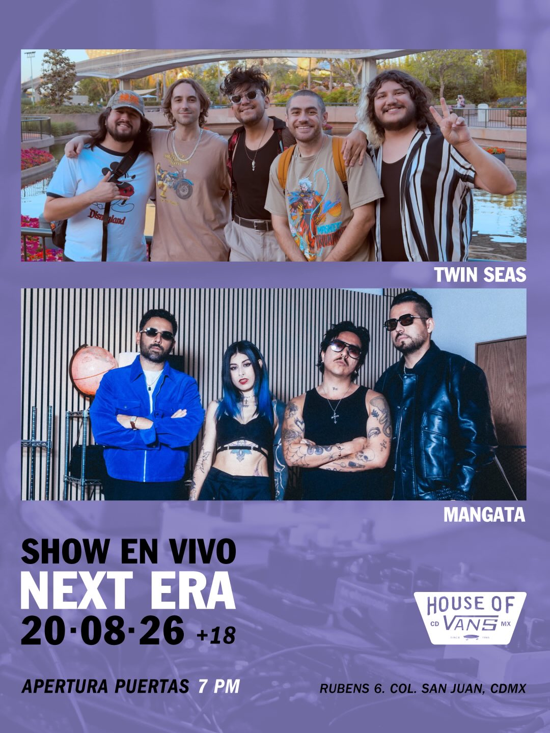 Twin Seas + MANGATA llegarán a House of Vans