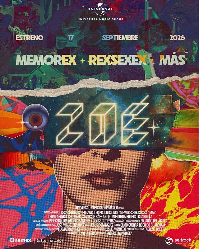 ‘MEMOREX + REXSEXEX Y MÁS’, la película-concierto de Zoé