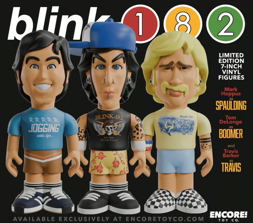 Blink-182 presenta las figuras de colección de “First Date”
