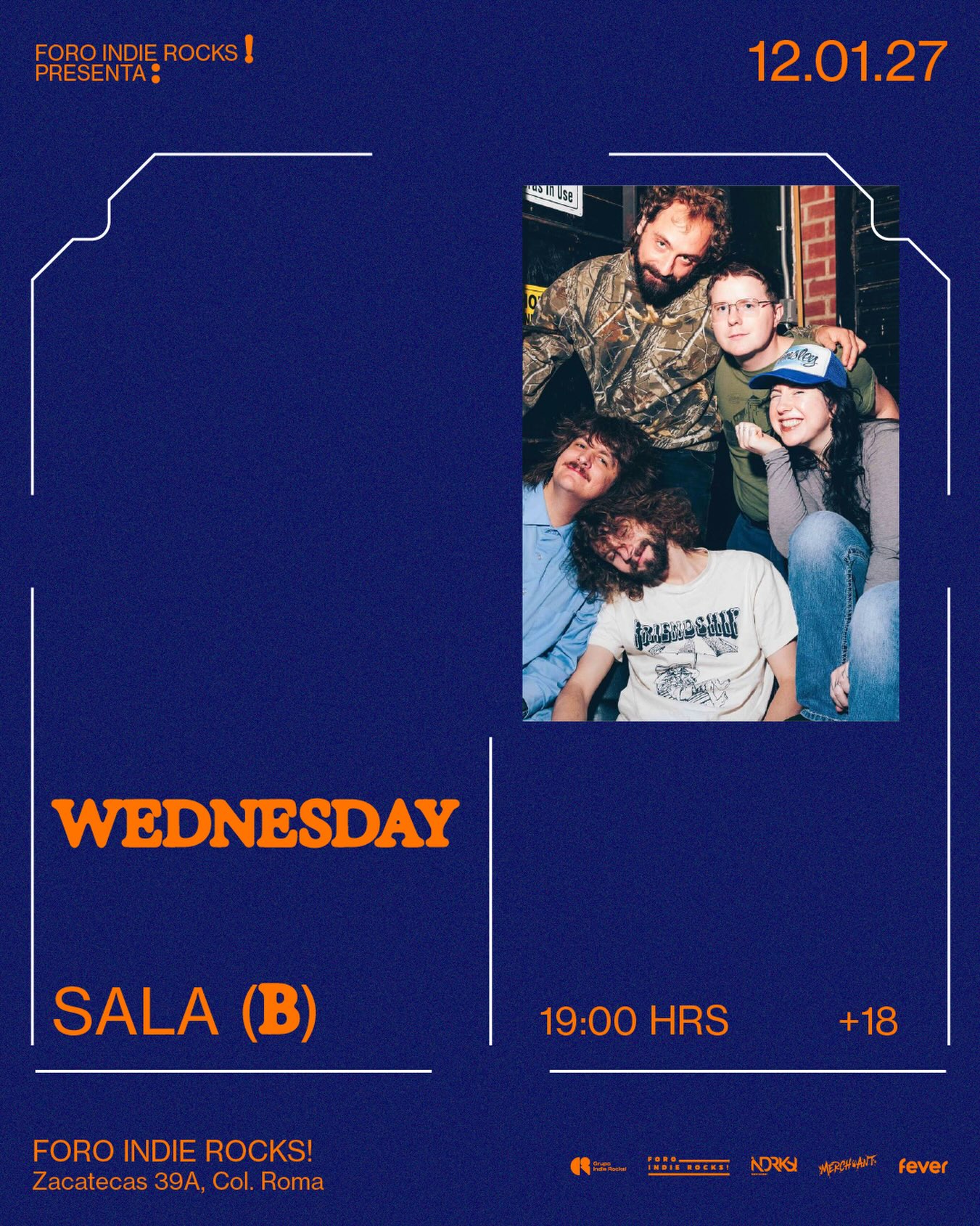 Wednesday cambio de fecha