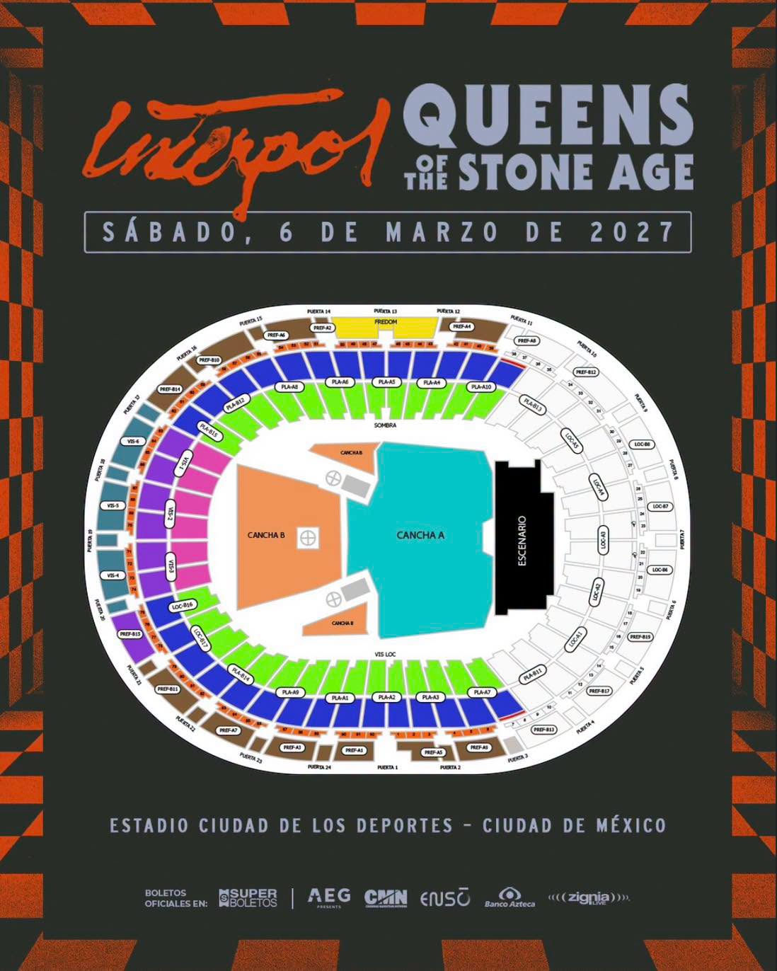 Interpol cd de los deportes mapa