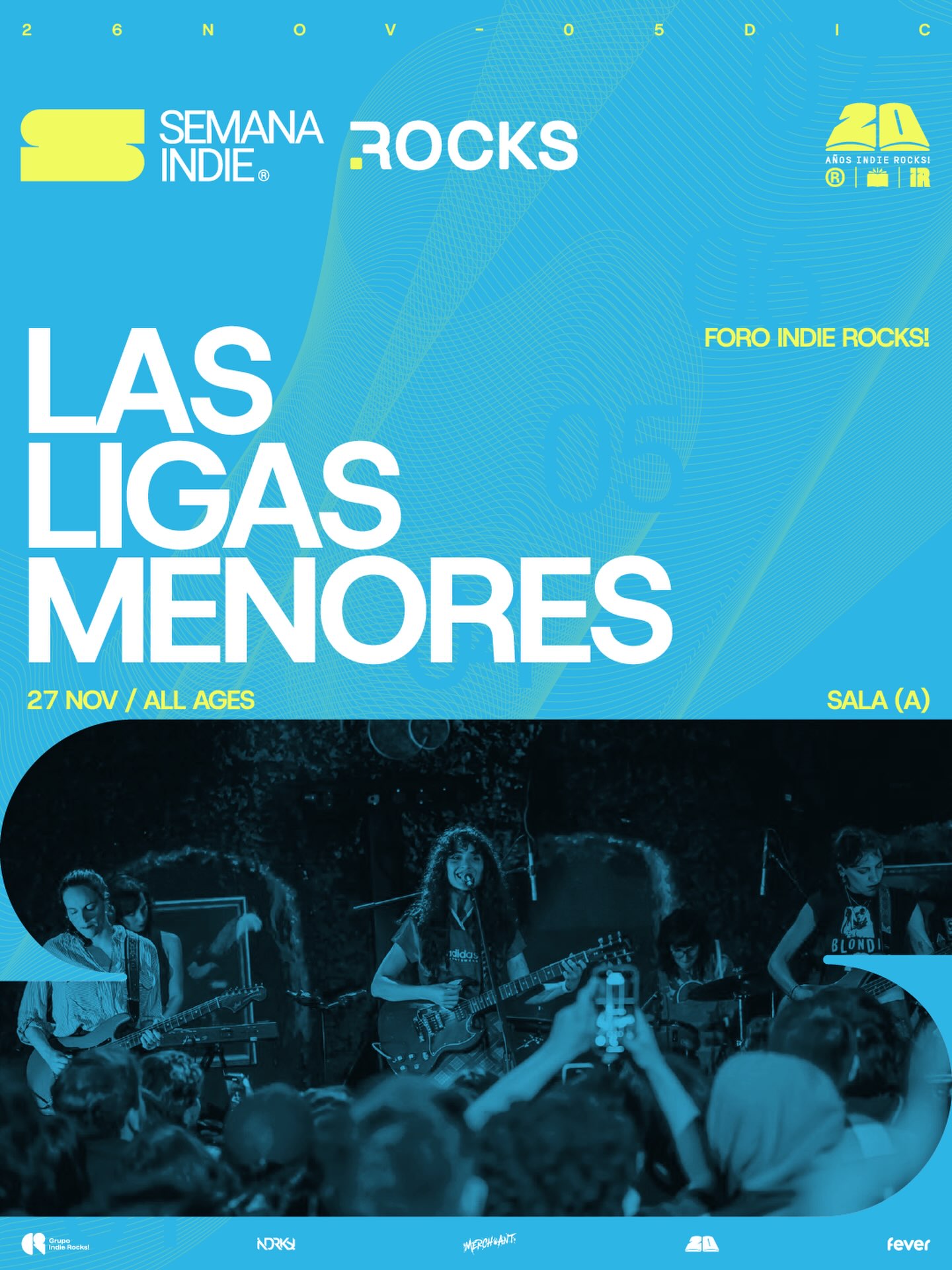 PRECIOS: Semana IR! 2026 Las Ligas Menores se presentará en el Foro Indie Rocks!