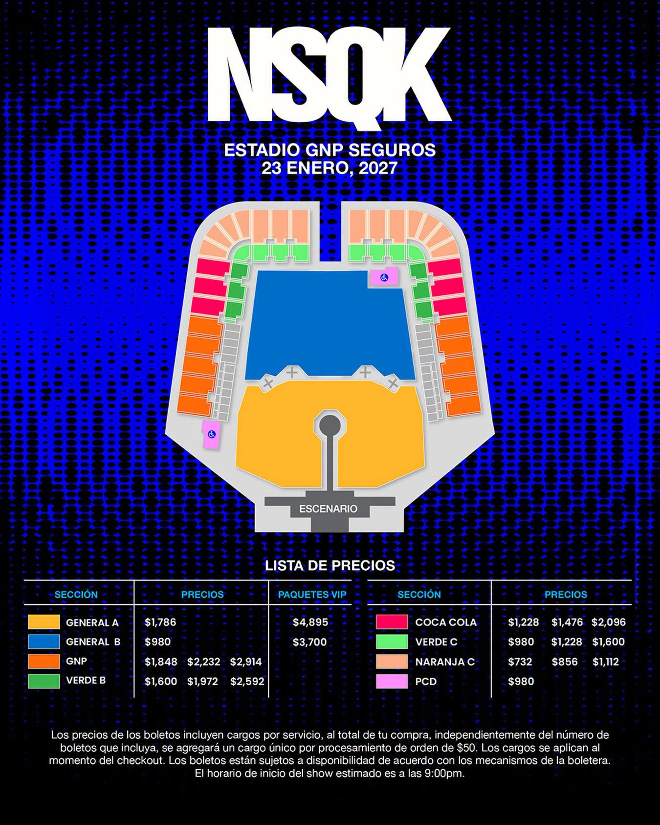 Nsqk precios