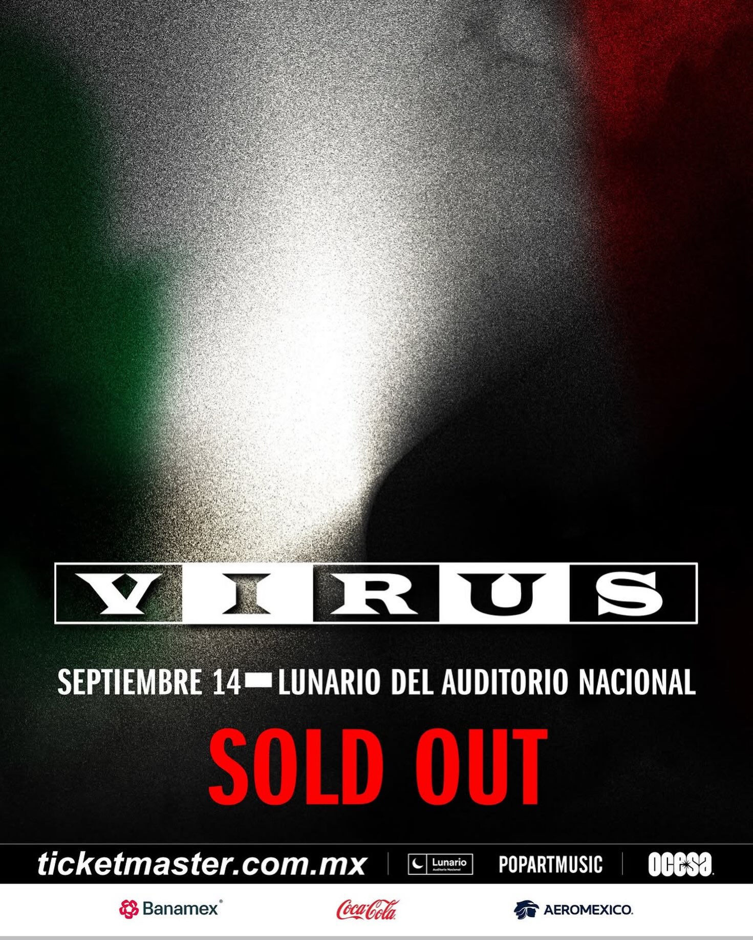 SOLD OUT: Virus llegará al Lunario