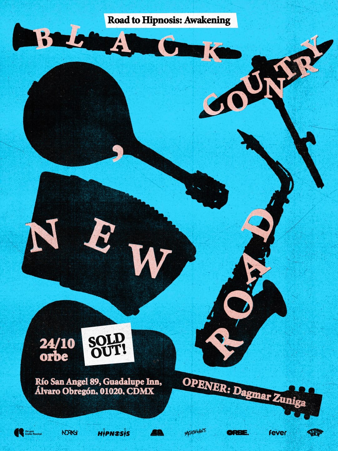 Black country new road y banda invitada