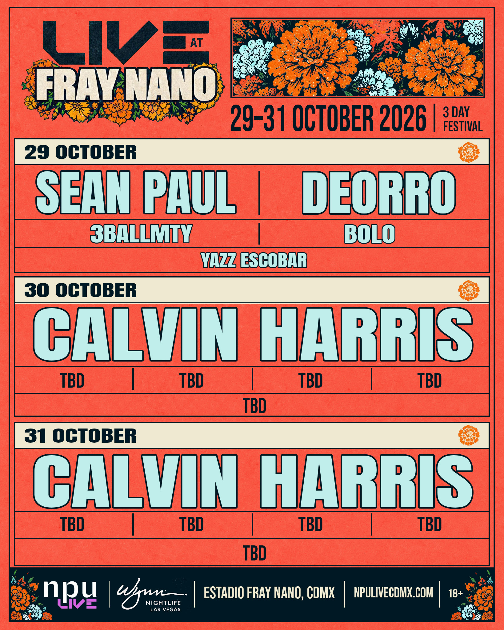 Live at Fray Nano anuncia a sus primeros confirmados