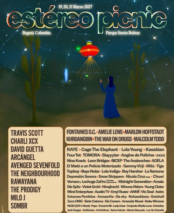 Festival Estéreo Picnic 2027 anuncia lineup