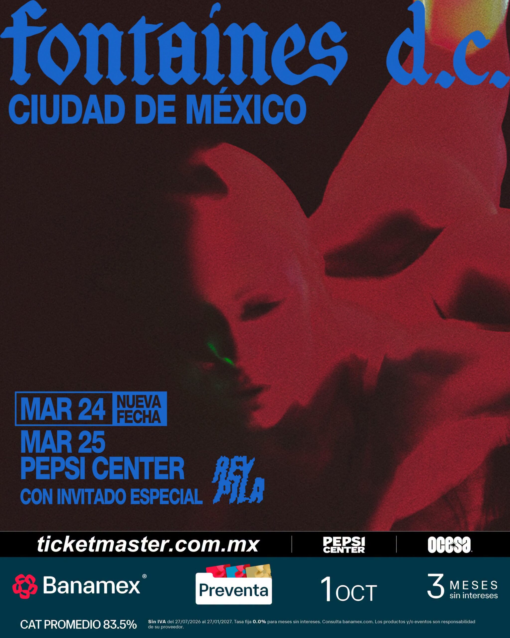 NUEVA FECHA: Fontaines D.C. se presentará en el Pepsi Center