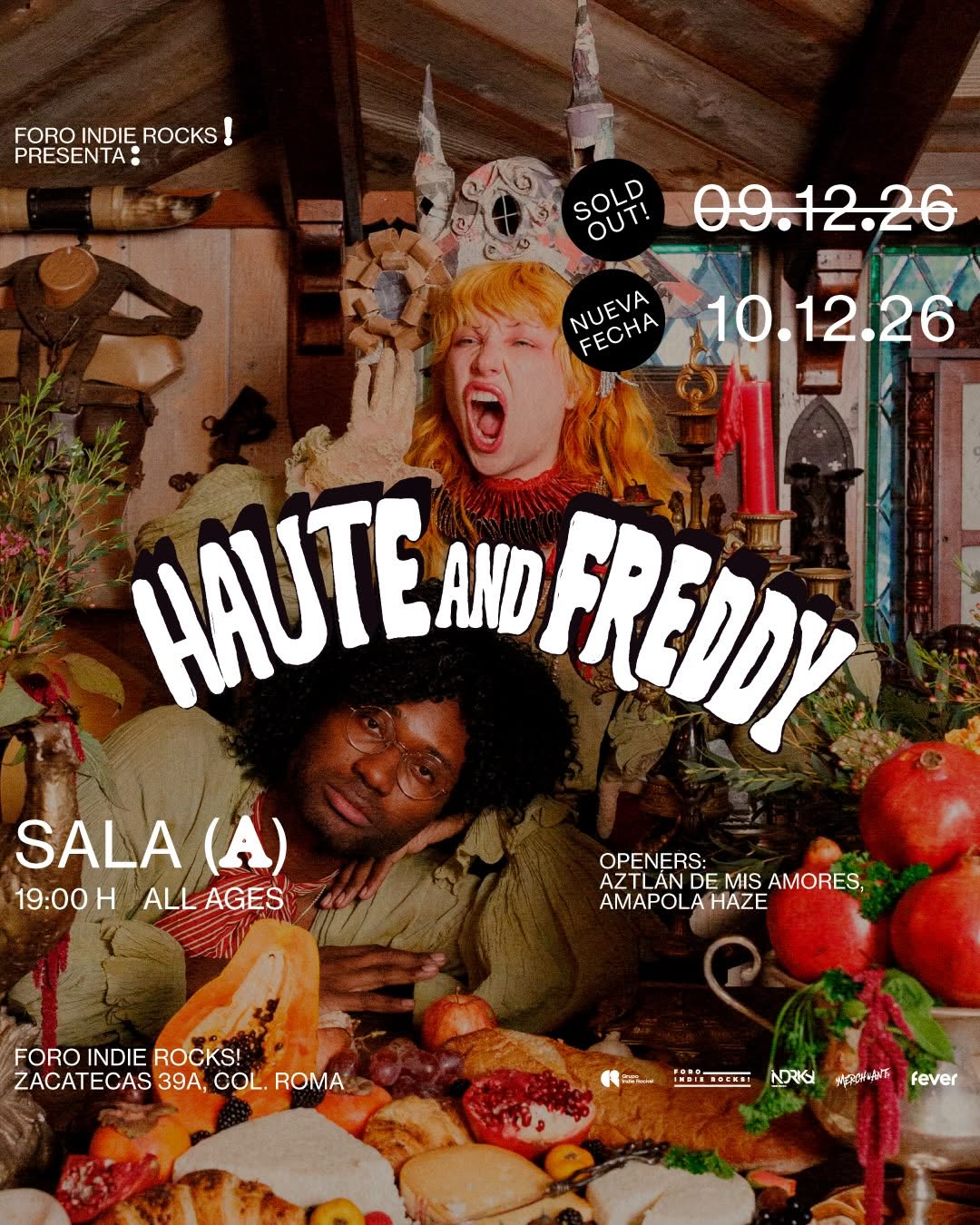 NUEVA FECHA: Haute & Freddy se presentará en el Foro Indie Rocks!