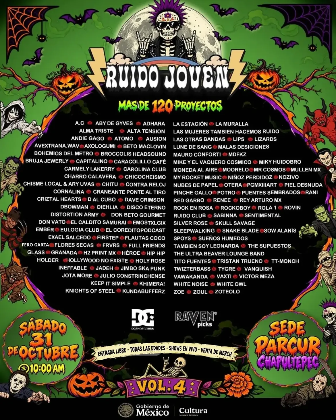 Ruido Joven Vol. 4 en Parcur