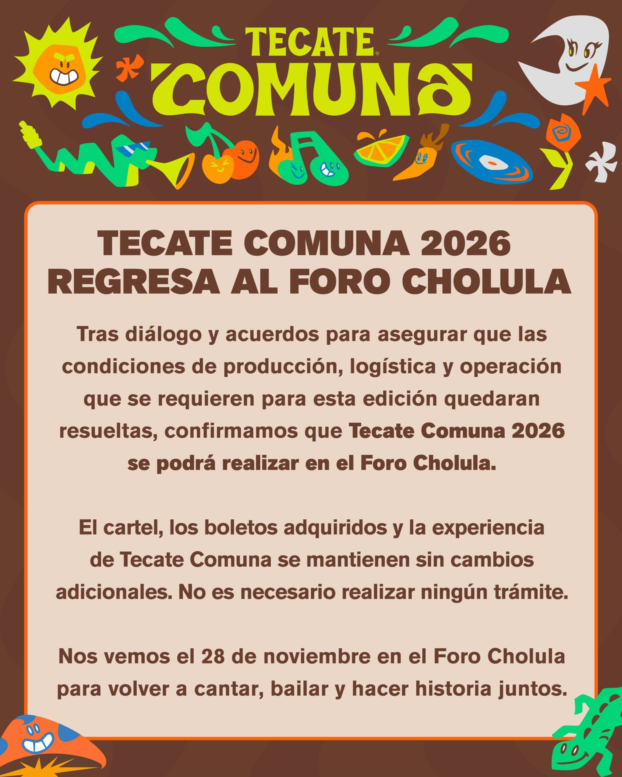 Tecate comuna comunicado 2026