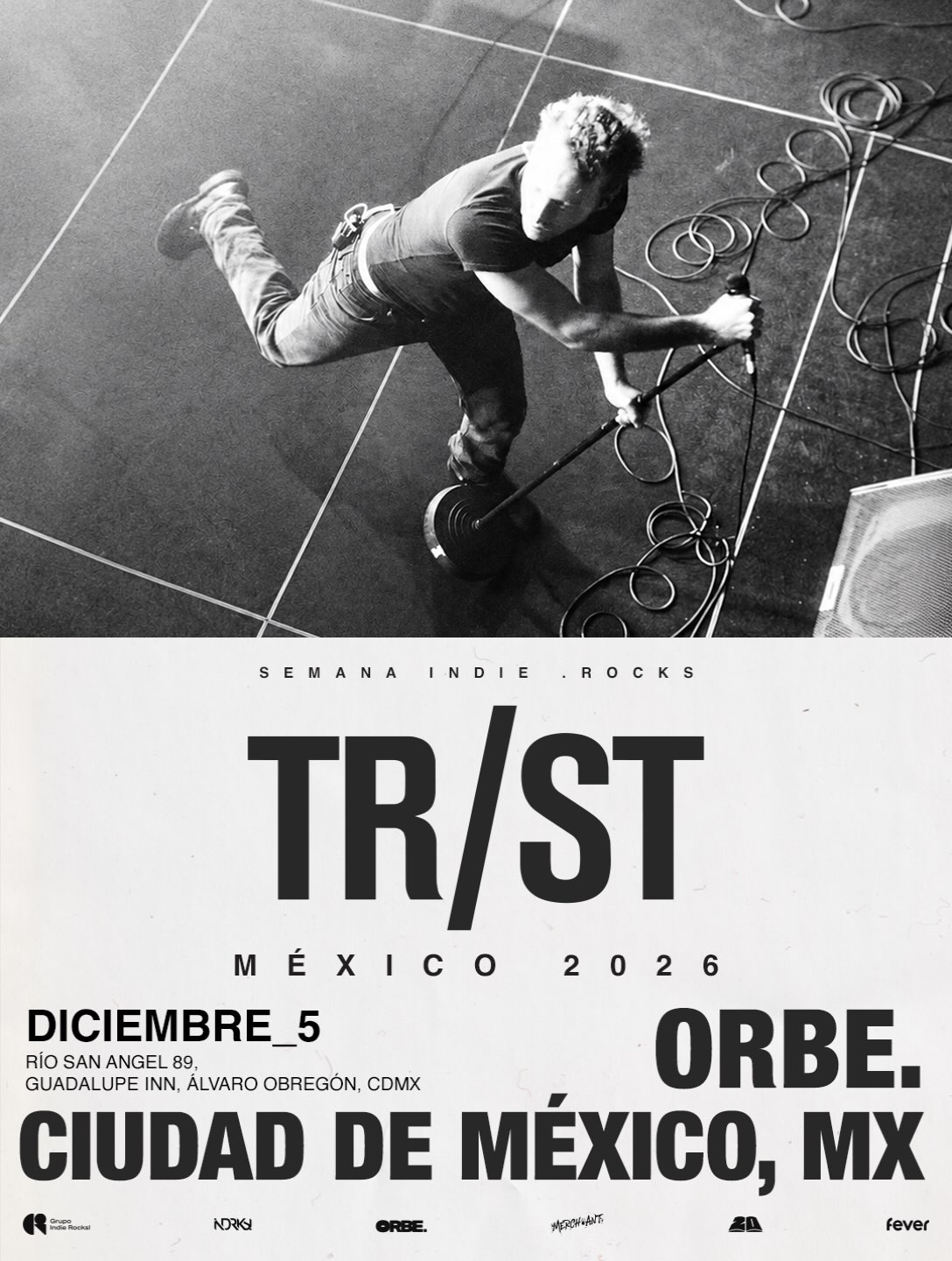 PRECIOS: Semana IR! 2026 TR/ST se presentará en el Foro Indie Rocks!