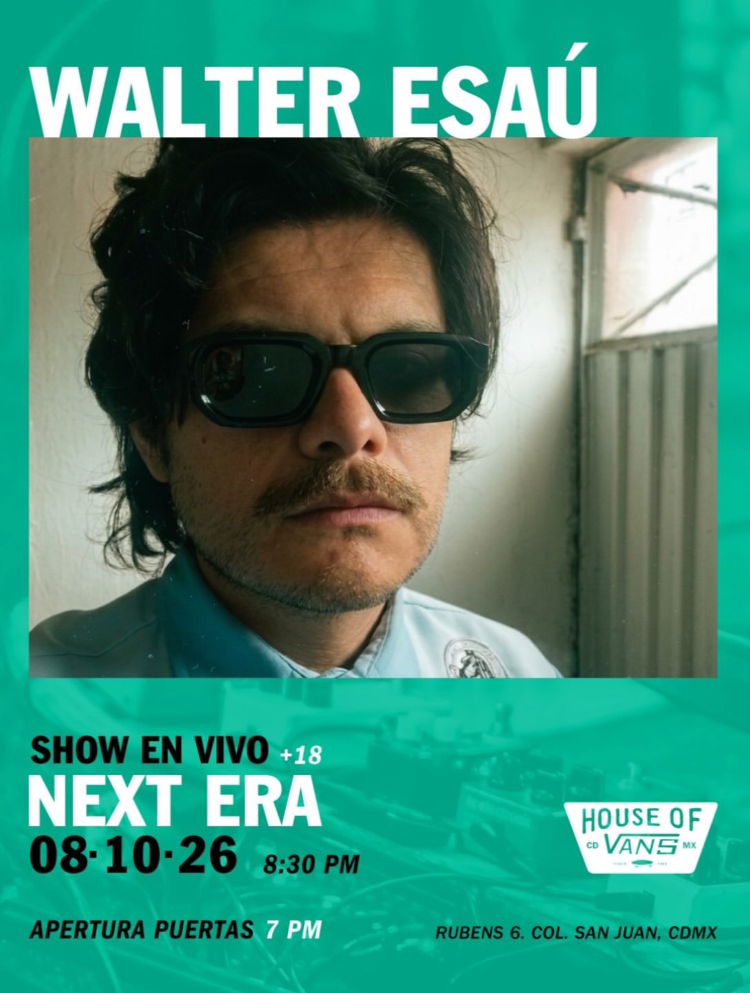 Walter Esaú se presentará en House of Vans